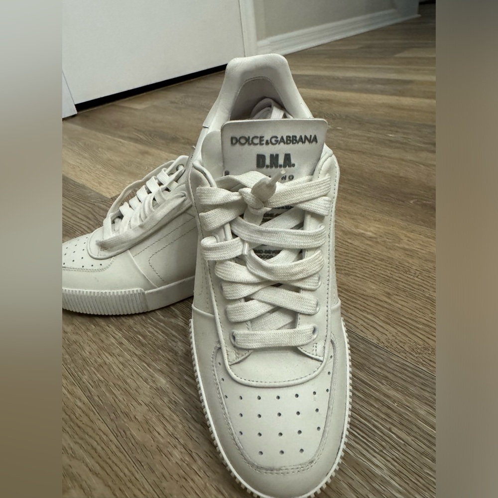 Men’s D&G Designer Trainers, Size 8, White